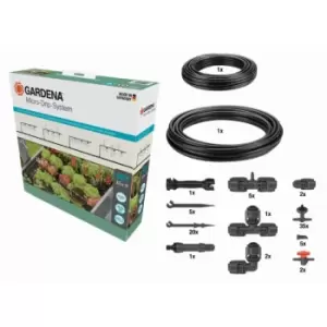 Image of Gardena Start Set For Raised Beds 35 Plants, Floral