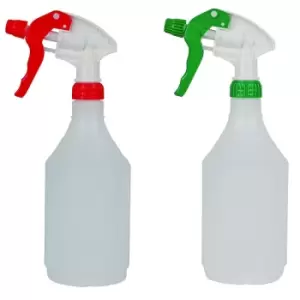 Image of Colour-Coded Trigger-Action 750ml Bottle - White