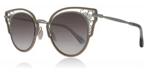 Image of Jimmy Choo Dhelia/S Sunglasses Nude / Palladium 9FZ 48mm