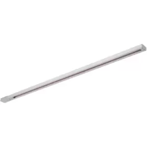 Image of 2m Commercial Lighting Display Track - Live & Dead Ends - Silver - Single Circuit