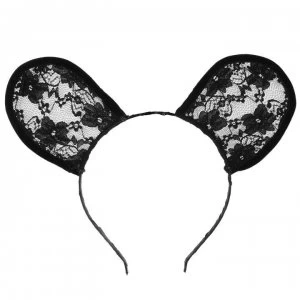 Image of SportFX Lace Ears - Black Mouse
