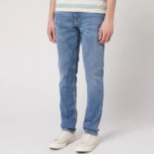 Image of Nudie Jeans Mens Lean Dean Jeans - Lost Orange - W32/L32