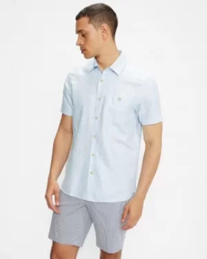 Image of Ted Baker Plain Linen Shirt