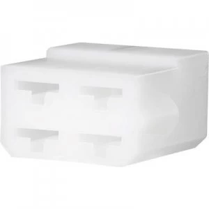 Image of TE Connectivity 180900 Socket enclosure cable FASTIN FASTON Total number of pins 4 Contact spacing 10.80 mm