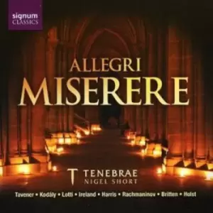 Image of Allegri - Miserere Tenebrae Short by Various Composers CD Album