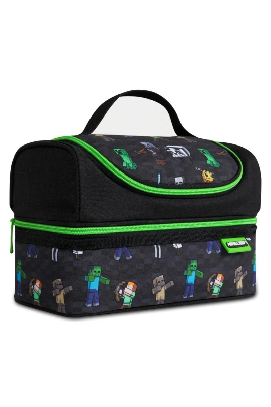 Image of Minecraft School Lunch Box Insulated Lunch Bags Multi unisex