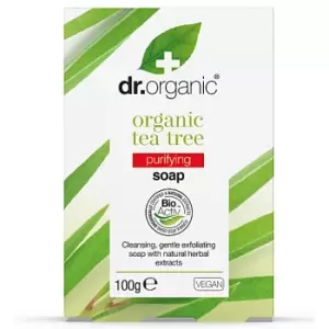 Image of Dr Organic Tea Tree Soap