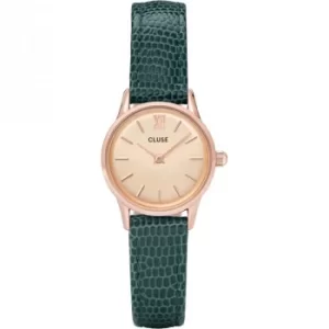 Image of Ladies Cluse Vedette Rose Gold Lizard Watch
