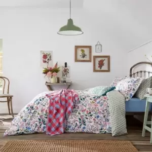 Image of Joules Pheasant Floral Cotton Cover Set - Multi