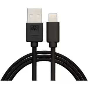 Image of GVC - usb to 8-Pin Data Cable for Syncing & Charging, 1 Metre - Black
