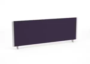 Image of Impulse/Evolve Plus Bench Screen 1200 Bespoke Tansy Purple Silver Frame