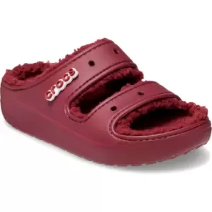Image of Crocs Womens Classic Cozzzy Lightweight Fuzzy Lined Sandals UK Size 5 (EU 38-39)