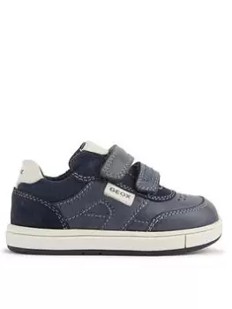 Image of Geox B Trottola Trainer, Navy/White, Size 6 Younger