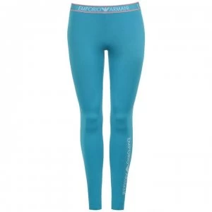 Image of Emporio Armani Logo Band Leggings Green Size L Women