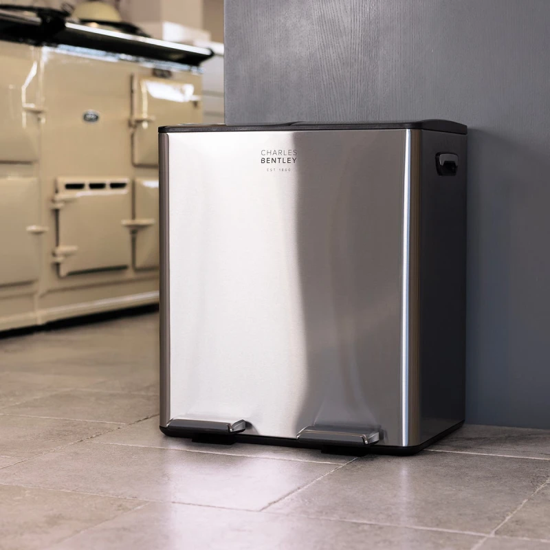 Image of 40L Double Compartment Kitchen Bin