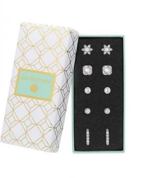 Image of Jon Richard Pearl Earring 5 Pack