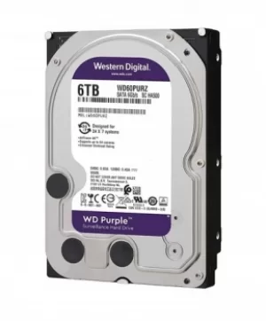 Image of Western Digital 6TB WD Purple Surveillance Hard Disk Drive WD60PURZ