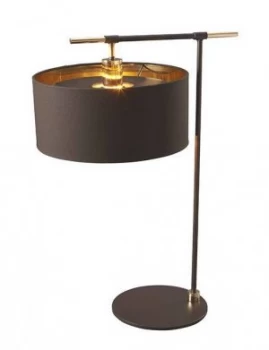 Image of 1 Light Table Lamp Brown, Polished Brass, E27