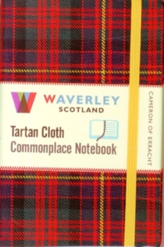 Image of Waverley (M): Cameron of Erracht Tartan Cloth Commonplace Notebook Hardback