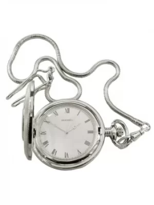 Image of Sekonda Mens White Half Hunter Pocket Watch 3468