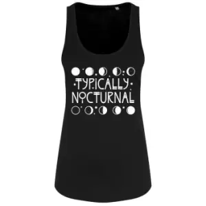 Image of Grindstore Womens/Ladies Typically Nocturnal Vest Top (M) (Black)