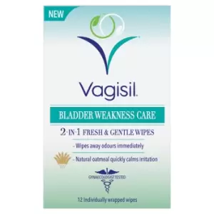 Image of Vagisil Bladder Weakness 2in1 Fresh & Gentle Wipes