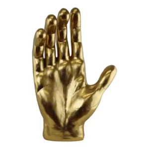Image of Large Gold Decorative Hand Ornament
