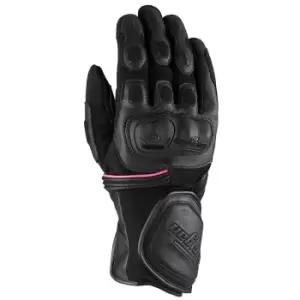 Image of Furygan Dirt Road Lady Black Pink Motorcycle Gloves M