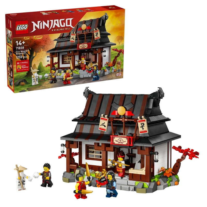 Image of Lego Ninjago Four Weapons Blacksmith 15Th Anniversary (71858) One Colour WU3TZ Unisex