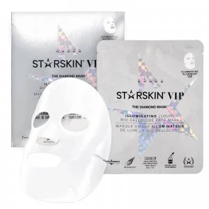 Image of STARSKIN The Diamond Mask VIP Illuminating Coconut Bio-Cellulose Second Skin Face Mask