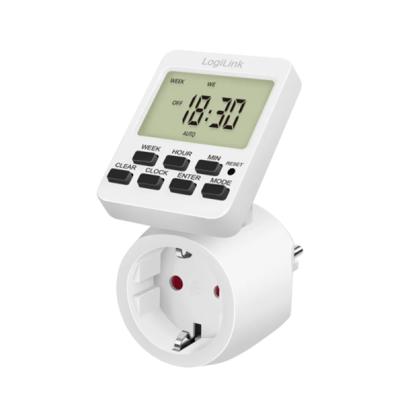 Image of LogiLink ET0014 electrical timer White Daily/Weekly timer