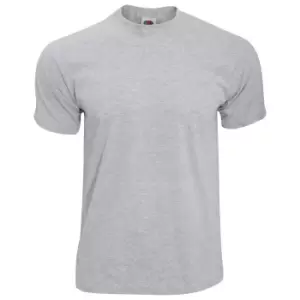 Image of Fruit Of The Loom Mens Screen Stars Original Full Cut Short Sleeve T-Shirt (3XL) (Heather Grey)