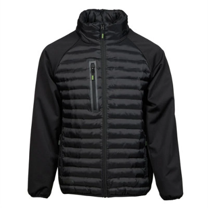 Image of Apache Ashcroft Black Ripstop Hybrid Concealed Hood Jacket