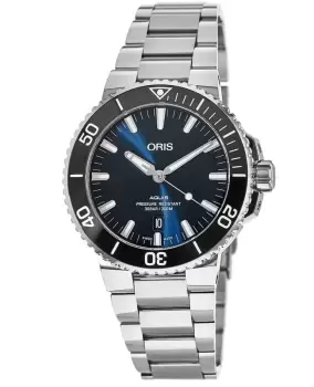 Image of Oris Aquis Date Blue Dial Stainless Steel Mens Watch 01 733 7730 4135-07 8 24 05PEB 01 733 7730 4135-07 8 24 05PEB