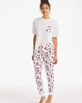 Image of Boux Avenue Leopard T and Leggings Set