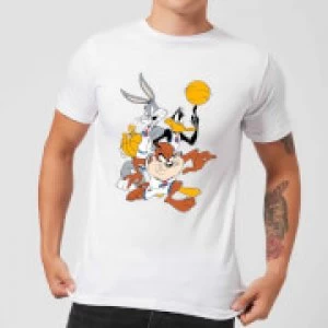 Image of Space Jam Group Shot Mens T-Shirt - White - M