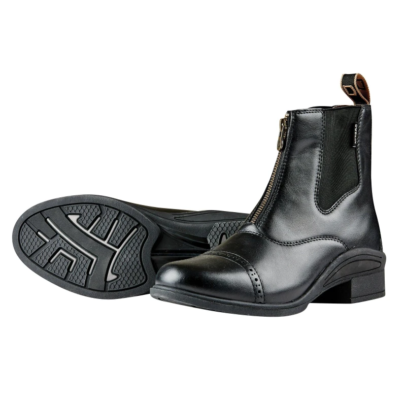 Image of Dublin Altitude Zip Paddock Boot Black unisex 4 (37)