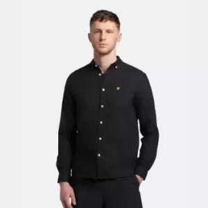 Image of Mens Oxford Shirt - Jet Black - S