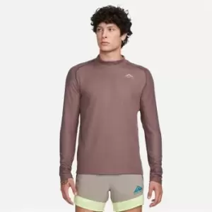 Image of Nike Dri-FIT Trail Mens Long-Sleeve Trail Running Top - Purple