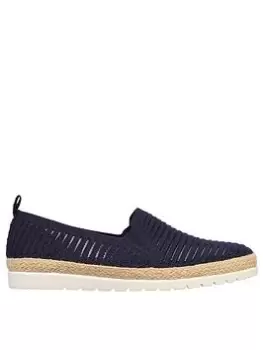 Image of Skechers Flexpadrille 3.0-pastel Sky Slip On - Navy, Blue, Size 6, Women