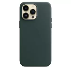 Image of Apple iPhone 14 Pro Max Leather Case with MagSafe Forest Green MPPN3ZM/A