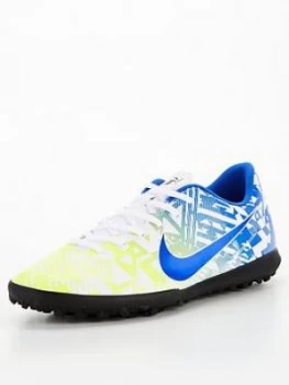 Image of Nike Mercurial Vapour Club Neymar Astro Turf Football Boots - White/Blue, Size 6, Men