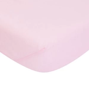 Image of Catherine Lansfield Non-Iron Single Fitted Sheet - Candy