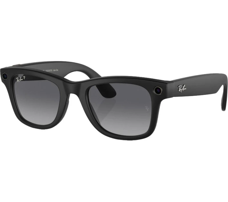 Image of Ray-Ban Meta Ray-Ban Meta Wayfarer - Matte Black, Polar Gradient Graphite