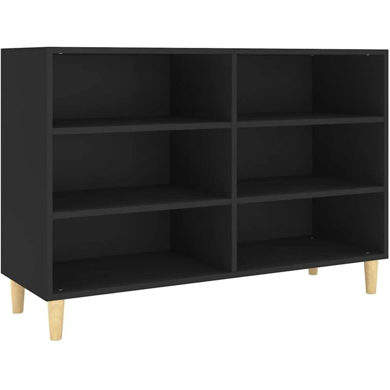 Image of VIDAXL Sideboard Black 103.5x35x70cm Engineered Wood Vidaxl 8720286358412