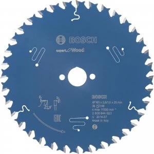 Image of Bosch Expert Wood Cutting Saw Blade 165mm 36T 20mm