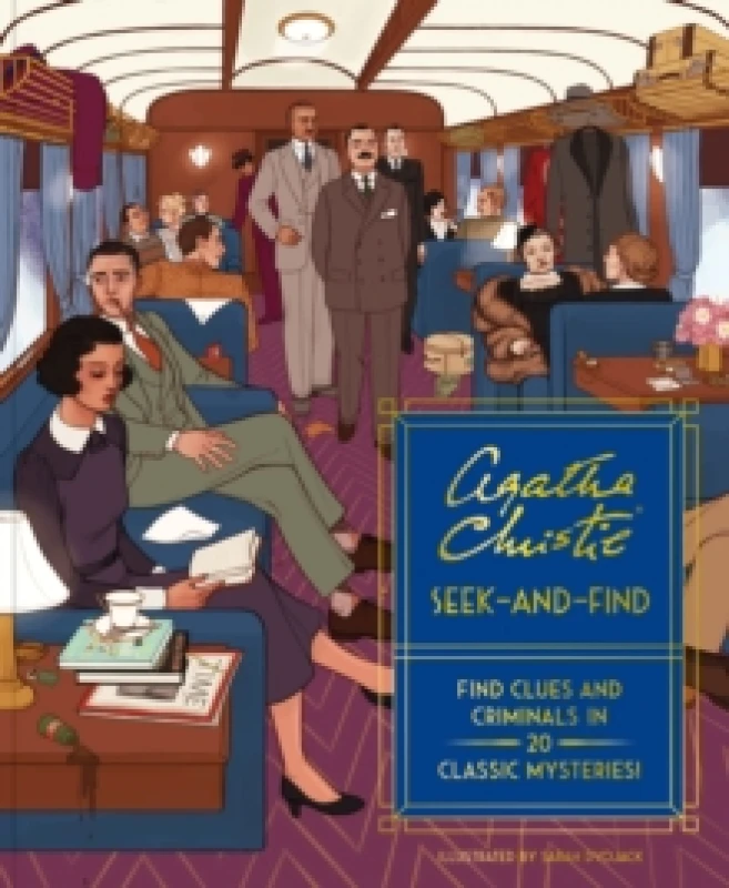 Image of Agatha Christie Seek-and-Find : Find Clues and Criminals in 20 Classic Mysteries! Paperback / softback