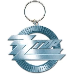 Image of ZZ Top - Circle Logo Keychain
