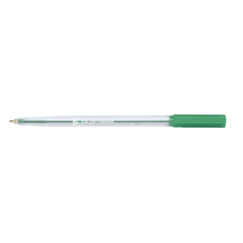 Image of 5 Star Office Ball Pen 0.7mm Line Green (20 Pack) 939915