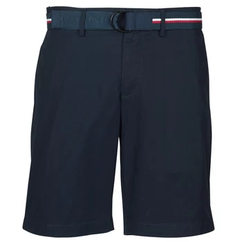 Image of Tommy Hilfiger BROOKLYN LIGHT TWILL mens Shorts in Blue - Sizes US 30,US 31,US 32,US 33,US 34,US 36